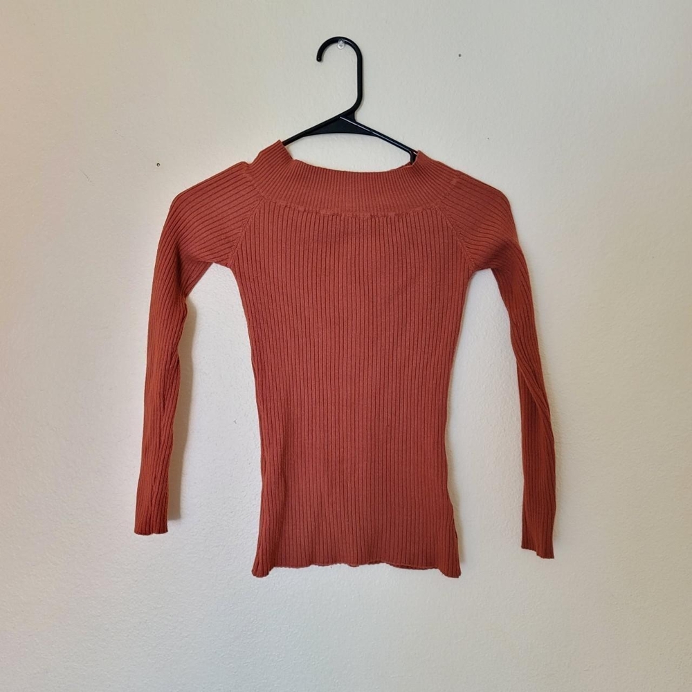 Yesstyle, Pumpkin Spice Long Sleeve Top - S